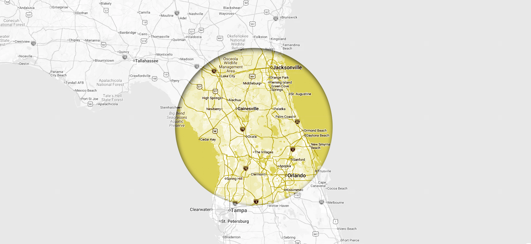 map full screen